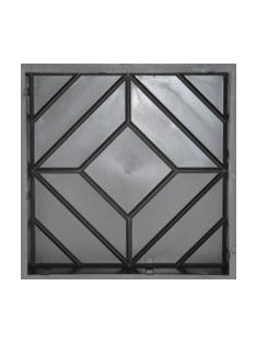 Beton Öntőforma Járdalap rombusz minta 25 x 25 x 6 cm