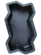 Beton Öntőforma Hullám sima 6 cm