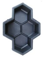 Beton Öntőforma Méhsejt 6 cm