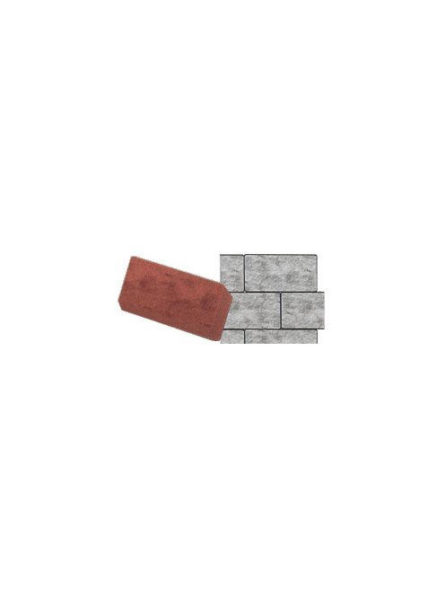 Beton Öntőforma Tégla kőmintás 6 cm